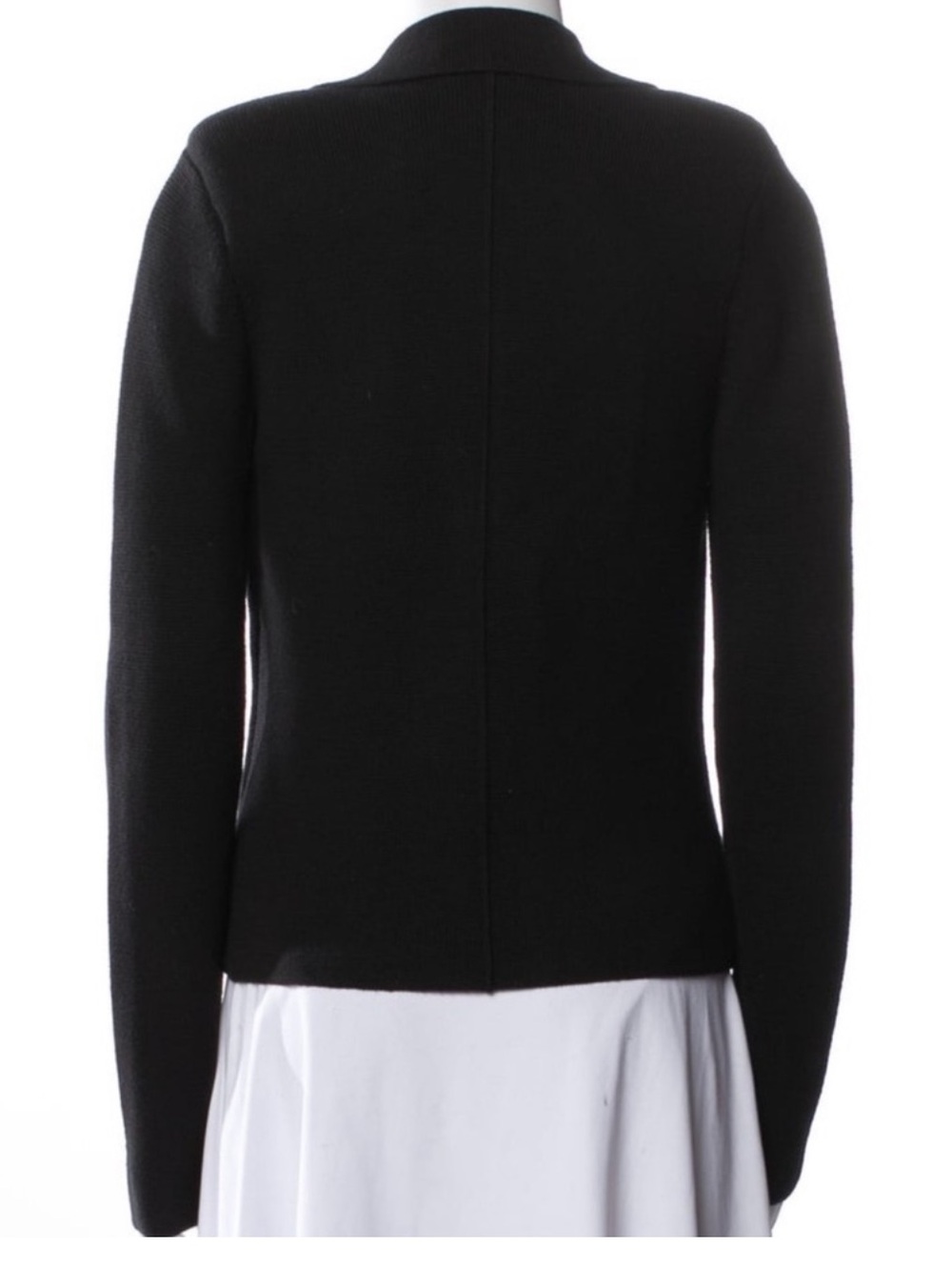 L'Agence Sofia Black Knit Blazer with Crystal Buttons NWT - Picture 12 of 13